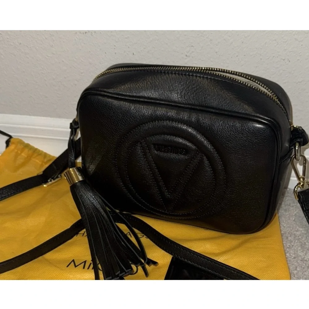 Valentino Black Leather Crossbody Bag - Picture 3 of 9